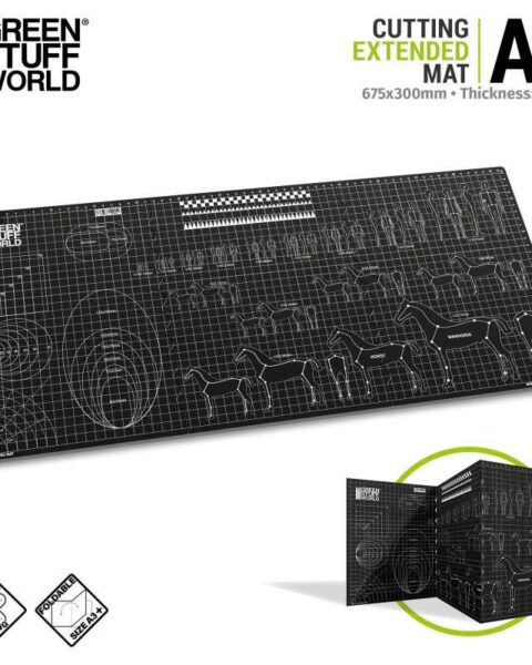 2556 Tappetino da taglio con scale A3 Extended GREEN STUFF WORLD