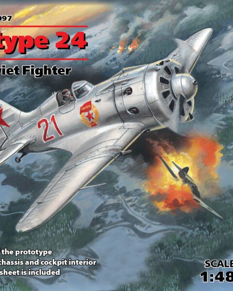 I-16 Type 24, ICM 48097 – WWII Soviet Fighter | Scala 1:48