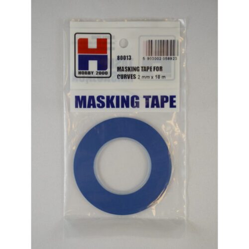 Hobby 2000 80013, Nastro Masking per Curve 2mm x 18m