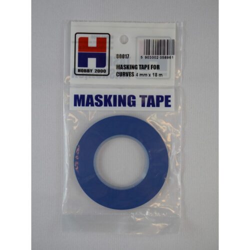 Hobby 2000 80017, Nastro Masking per Curve 4mm x 18m