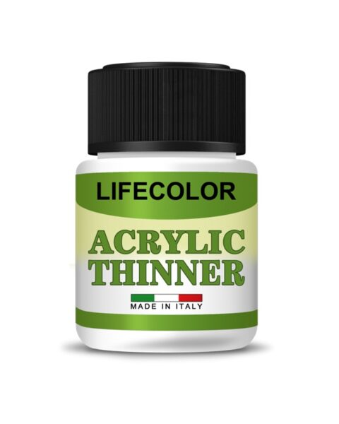 ACRYLIC THINNER - 22ml LIFECOLOR