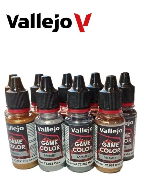VALLEJO new Game Color METALLIC