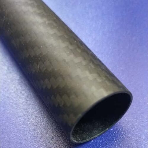 TUBO CAVO IN TESSUTO DI CARBONIO ø mm25x 325