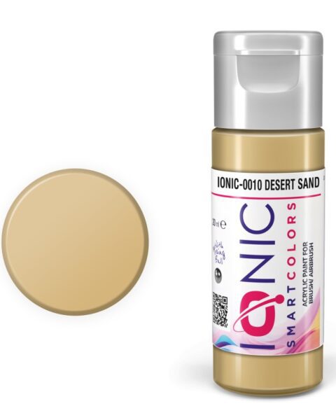 IONIC - colore acrilico Sabbia del Deserto (Desert Sand) per Modellismo, IONIC-0010, Ammo-Mig
