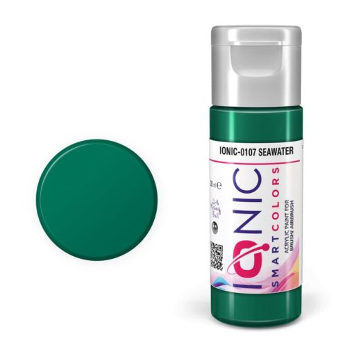 IONIC – colore acrilico Acqua Marina (Seawater) per Modellismo, IONIC-0107, Ammo-Mig