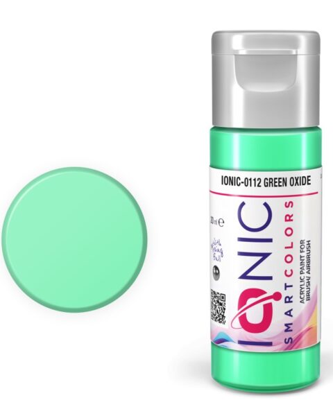 IONIC - colore acrilico Verde Ossidato (Green Oxide) per Modellismo, IONIC-0112, Ammo-Mig
