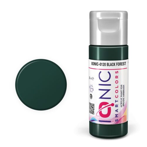 IONIC – colore acrilico Nero Foresta (Black Forest) per Modellismo, IONIC-0120, Ammo-Mig
