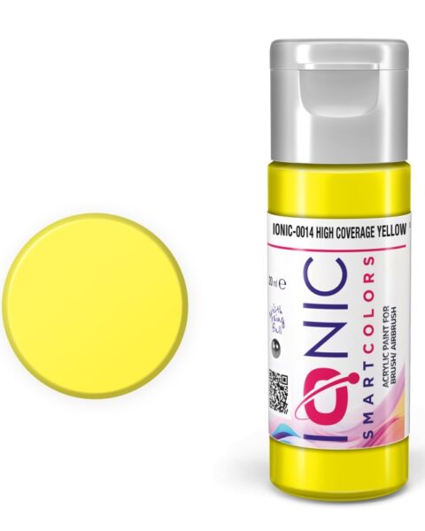 IONIC - colore acrilico Giallo Alta Copertura (High Coverage Yellow) per Modellismo, IONIC-0014, Ammo-Mig