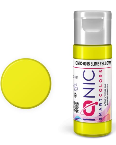 IONIC - colore acrilico Giallo Melma (Slime Yellow) per Modellismo, IONIC-0015, Ammo-Mig