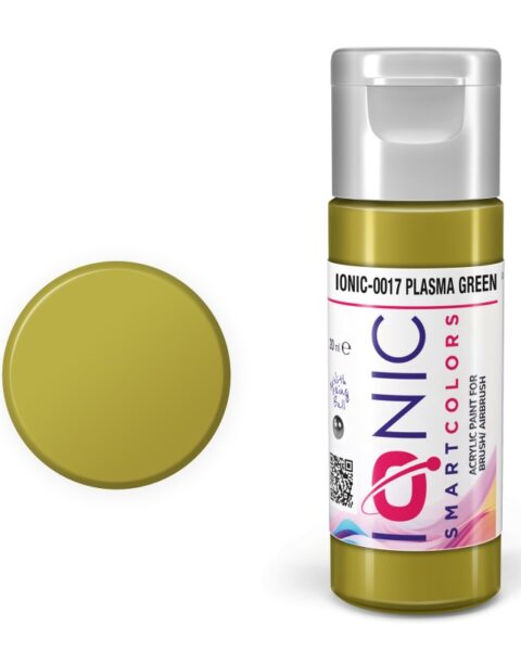 IONIC - colore acrilico Verde Plasma (Plasma Green) per Modellismo, IONIC-0017, Ammo-Mig