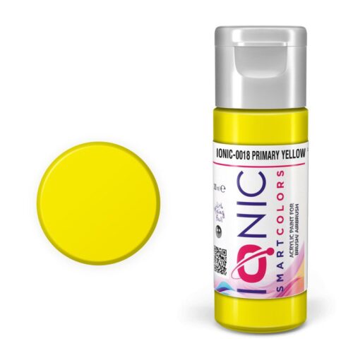 IONIC – colore acrilico Giallo Primario (Primary Yellow) per Modellismo, IONIC-0018, Ammo-Mig