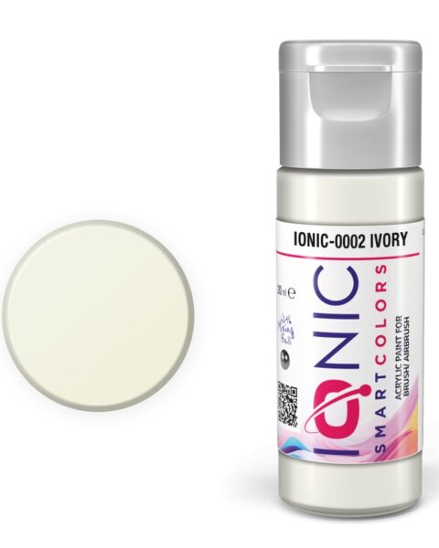 IONIC - colore acrilico Avorio (Ivory) per Modellismo, IONIC-0002, Ammo-Mig