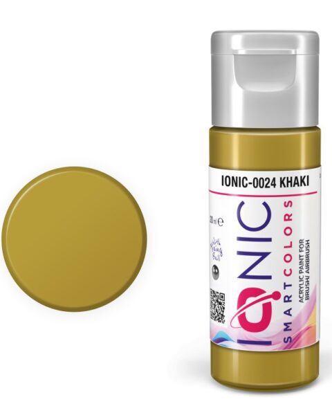IONIC - colore acrilico Khaki per Modellismo, IONIC-0024, Ammo-Mig