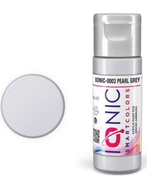 IONIC - colore acrilico Grigio Perla (Pearl Grey) per Modellismo, IONIC-0003, Ammo-Mig