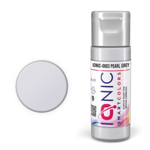 IONIC – colore acrilico Grigio Perla (Pearl Grey) per Modellismo, IONIC-0003, Ammo-Mig
