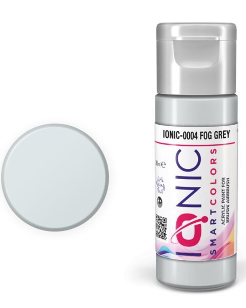 IONIC - colore acrilico Grigio Nebbia (Fog Grey) per Modellismo, IONIC-0004, Ammo-Mig