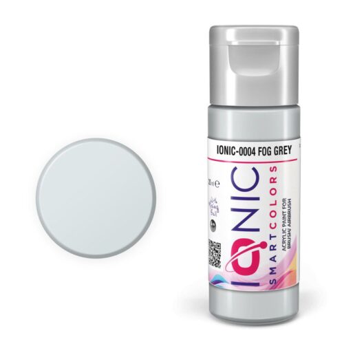 IONIC – colore acrilico Grigio Nebbia (Fog Grey) per Modellismo, IONIC-0004, Ammo-Mig