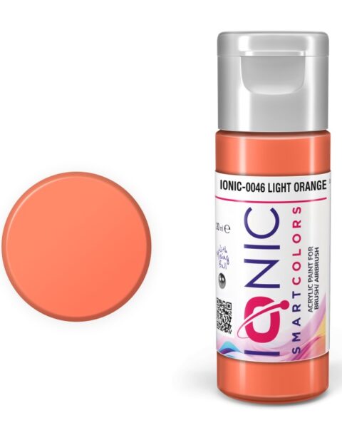 IONIC - colore acrilico Arancione Chiaro (Light Orange) per Modellismo, IONIC-0046, Ammo-Mig