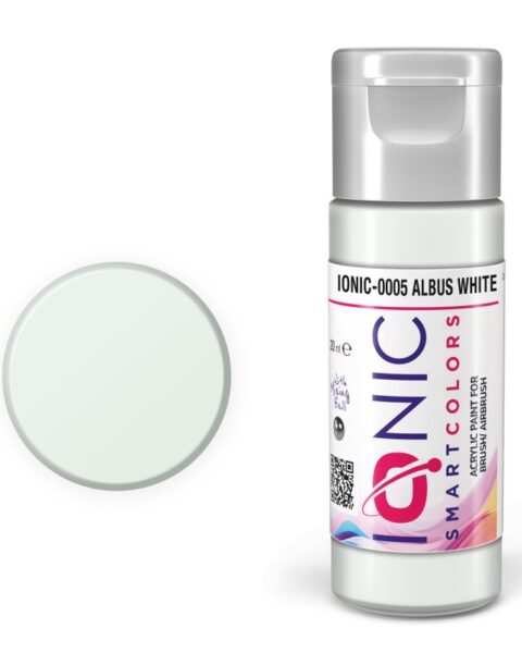 IONIC - colore acrilico Bianco Albus (Albus White) per Modellismo, IONIC-0005, Ammo-Mig