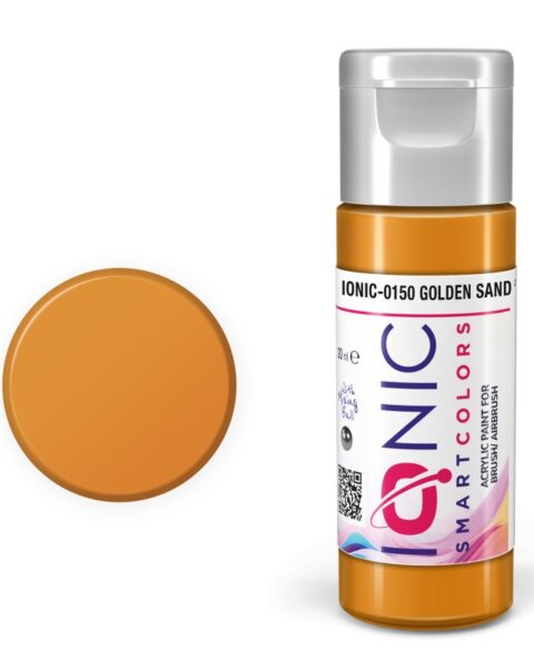 IONIC - colore acrilico Sabbia Dorata (Golden Sand) per Modellismo, IONIC-0150, Ammo-Mig