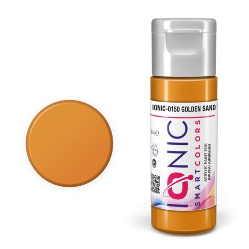IONIC – colore acrilico Sabbia Dorata (Golden Sand) per Modellismo, IONIC-0150, Ammo-Mig