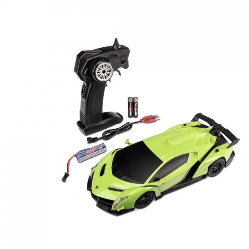 500404308 – Lamborgh.Veneno 2.4G 100% RTR green scala 1:24 CARSON