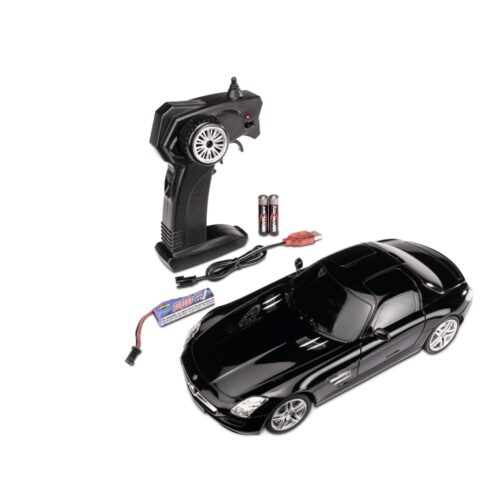 500404310 – M.-Benz SLS AMG 2.4G 100% RTR black scala 1:24 CARSON