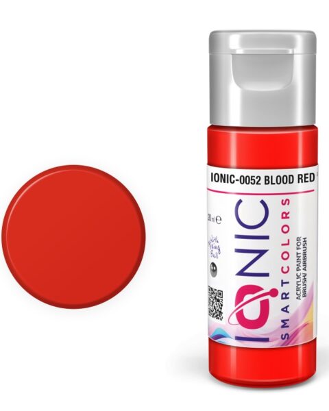 IONIC - colore acrilico Rosso Sangue (Blood Red) per Modellismo, IONIC-0052, Ammo-Mig