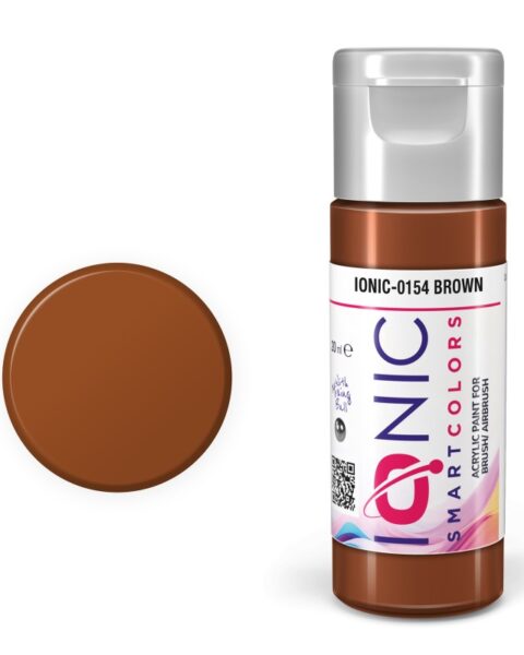 IONIC - colore acrilico Marrone (Brown) per Modellismo, IONIC-0154, Ammo-Mig