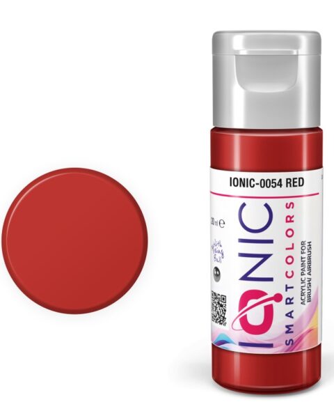 IONIC - colore acrilico Rosso (Red) per Modellismo, IONIC-0054, Ammo-Mig