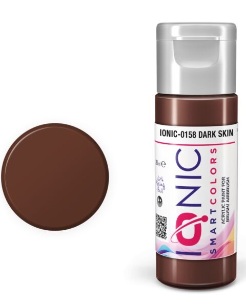 IONIC - colore acrilico Pelle Scura (Dark Skin) per Modellismo, IONIC-0158, Ammo-Mig