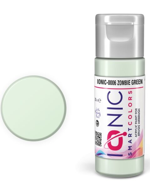 IONIC - colore acrilico Verde Zombie (Zombie Green) per Modellismo, IONIC-0006, Ammo-Mig