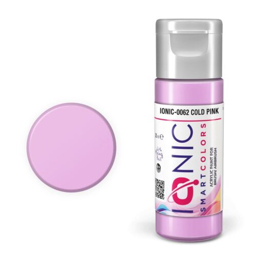 IONIC – colore acrilico Rosa Freddo (Cold Pink) per Modellismo, IONIC-0062, Ammo-Mig