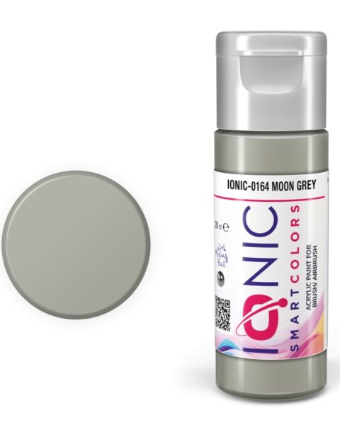 IONIC - colore acrilico Grigio Lunare (Moon Grey) per Modellismo, IONIC-0164, Ammo-Mig