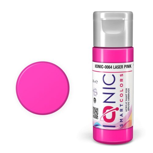 IONIC – colore acrilico Rosa Laser (Laser Pink) per Modellismo, IONIC-0064, Ammo-Mig