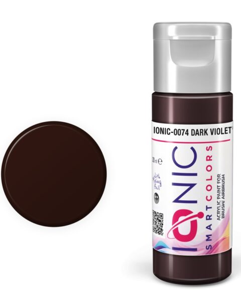 IONIC - colore acrilico Violetto Scuro (Dark Violet) per Modellismo, IONIC-0074, Ammo-Mig