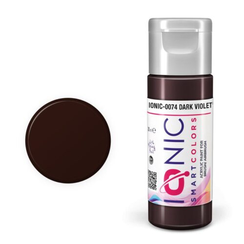 IONIC – colore acrilico Violetto Scuro (Dark Violet) per Modellismo, IONIC-0074, Ammo-Mig
