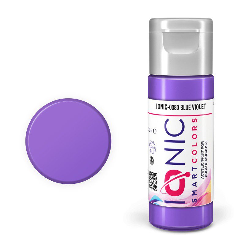 IONIC - colore acrilico Violetto Blu (Blue Violet) per Modellismo, IONIC-0080, Ammo-Mig