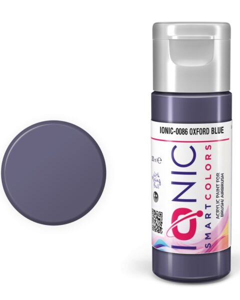 IONIC - colore acrilico Blu Oxford (Oxford Blue) per Modellismo, IONIC-0086, Ammo-Mig