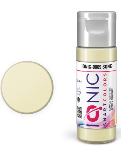 IONIC - colore acrilico Osso (Bone) per Modellismo, IONIC-0009, Ammo-Mig
