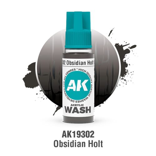 AK19302 OBSIDIAN HOLT – ACRYLIC WASH AK INTERACTIVE