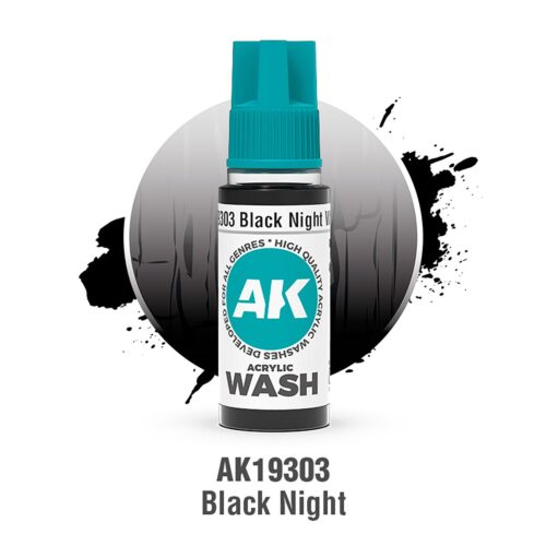 AK19303 NOTTE NERA – ACRYLIC WASH AK INTERACTIVE