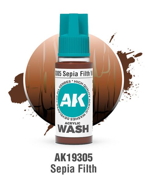 AK19305 SPORCO SEPPIA – ACRYLIC WASH AK INTERACTIVE