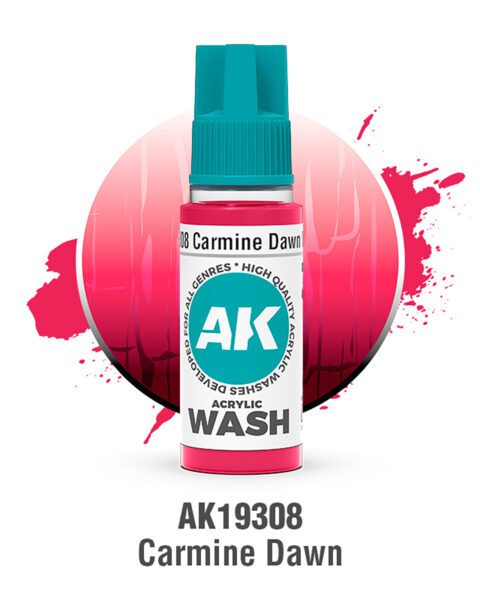 AK19308 CARMINE DAWN – ACRYLIC WASH AK INTERACTIVE