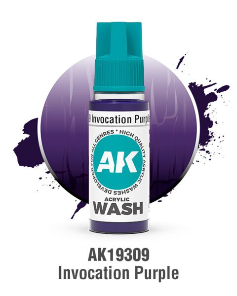 AK19309 INVOCAZIONE VIOLA – ACRYLIC WASH AK INTERACTIVE