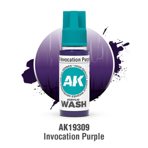 AK19309 INVOCAZIONE VIOLA – ACRYLIC WASH AK INTERACTIVE