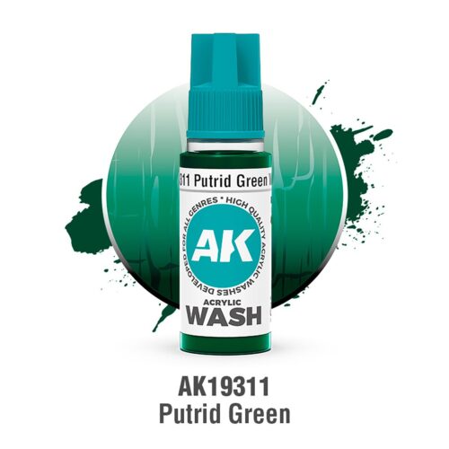 AK19311 VERDE PUTRIDO – ACRYLIC WASH AK INTERACTIVE