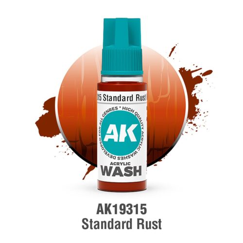 AK19315 RUGGINE STANDARD – ACRYLIC WASH AK INTERACTIVE