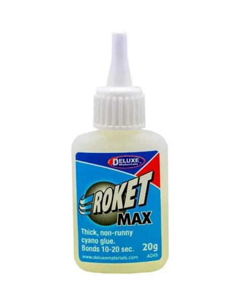 AD-45 Roket Max Deluxe Materials colla ciano medio per modellismo 20 grammi