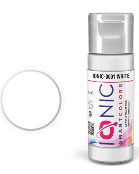 IONIC - colore acrilico Bianco per Modellismo, IONIC-0001, Ammo-Mig